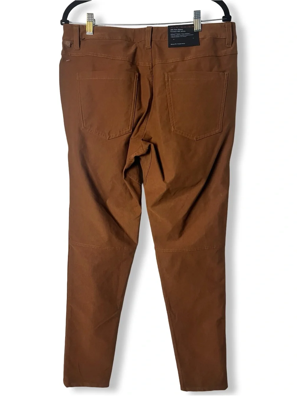 Lululemon - Men’s ABC Pant Skinny Utilitech Rust Brown NWT - Size 34